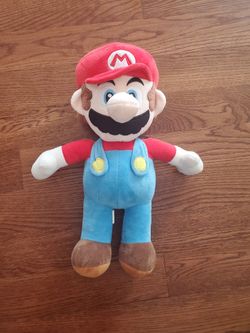 Nintendo Wii  Mario plushie 14 Inches Tall 