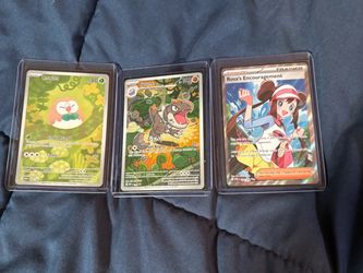 Pokémon TCG Card Lot – Rowlet, Tyrunt, Rosa's Encouragement