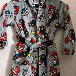 Nintendo Super Mario Brothers Robe Pajamas Cover Bathrobe