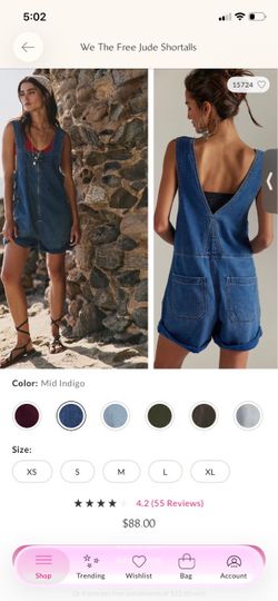Free People Jude shortalls