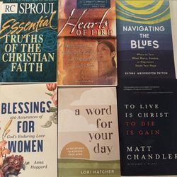 Various Christian Living books