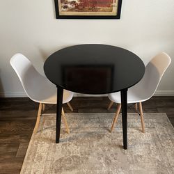 Wooden table With 2 Chairs