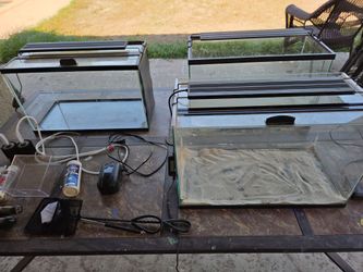 Fish tanks and supplies
