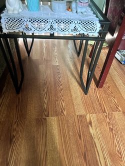 Four tables and four chairs