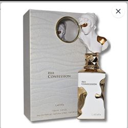 Lattafa Her Confession - Vanilla, Floral, Amber, Musk - Eau de Parfum Long-Lasting Fragrance for Women, 3.40 Ounce / 100 ml