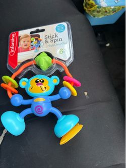 Intent toy Stick and spin monkey toy