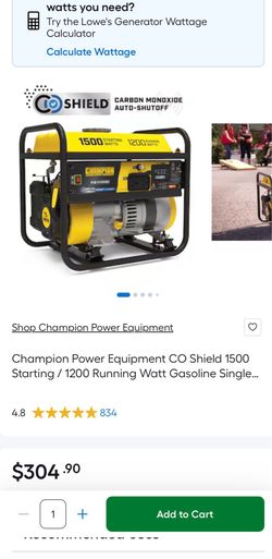 Champion generator