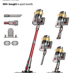 Brand New Cordless Vacuum Cleaner 55KPa Suction 75Min Runtime HEPA Self Standing for Pet Hair Carpet Floor