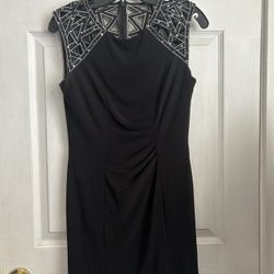 black cocktail dress