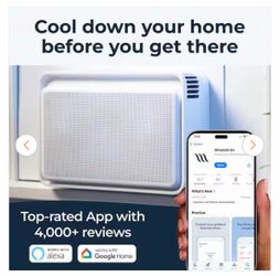 New Open Box Quiet Window Air Conditioner 8000 btu