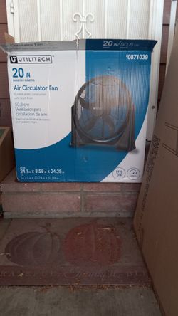 20" Air Circulator Floor Fan