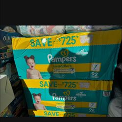 Size 7 Pampers $35