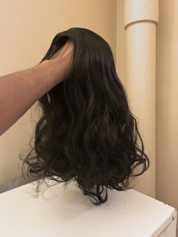 Short Wavy Hair Wig Cap | Natural Black