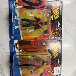 Night crawler And Gambit Marvel Legends Figures 