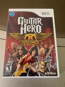 Nintendo Wii Guitar Hero Aerosmith CIB Tested