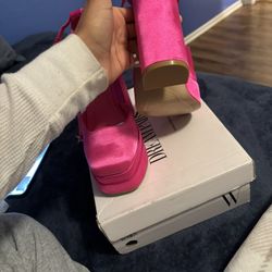 Bright Pink Heels