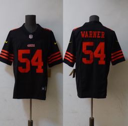 Blk/Red NINERS (Warner) Jersey 