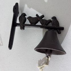 Vintage Cast Iron Door Bell – Birds – Rustic / Farmhouse Decor