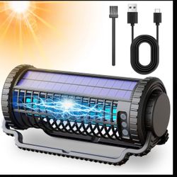 Solar bug zapper lantern