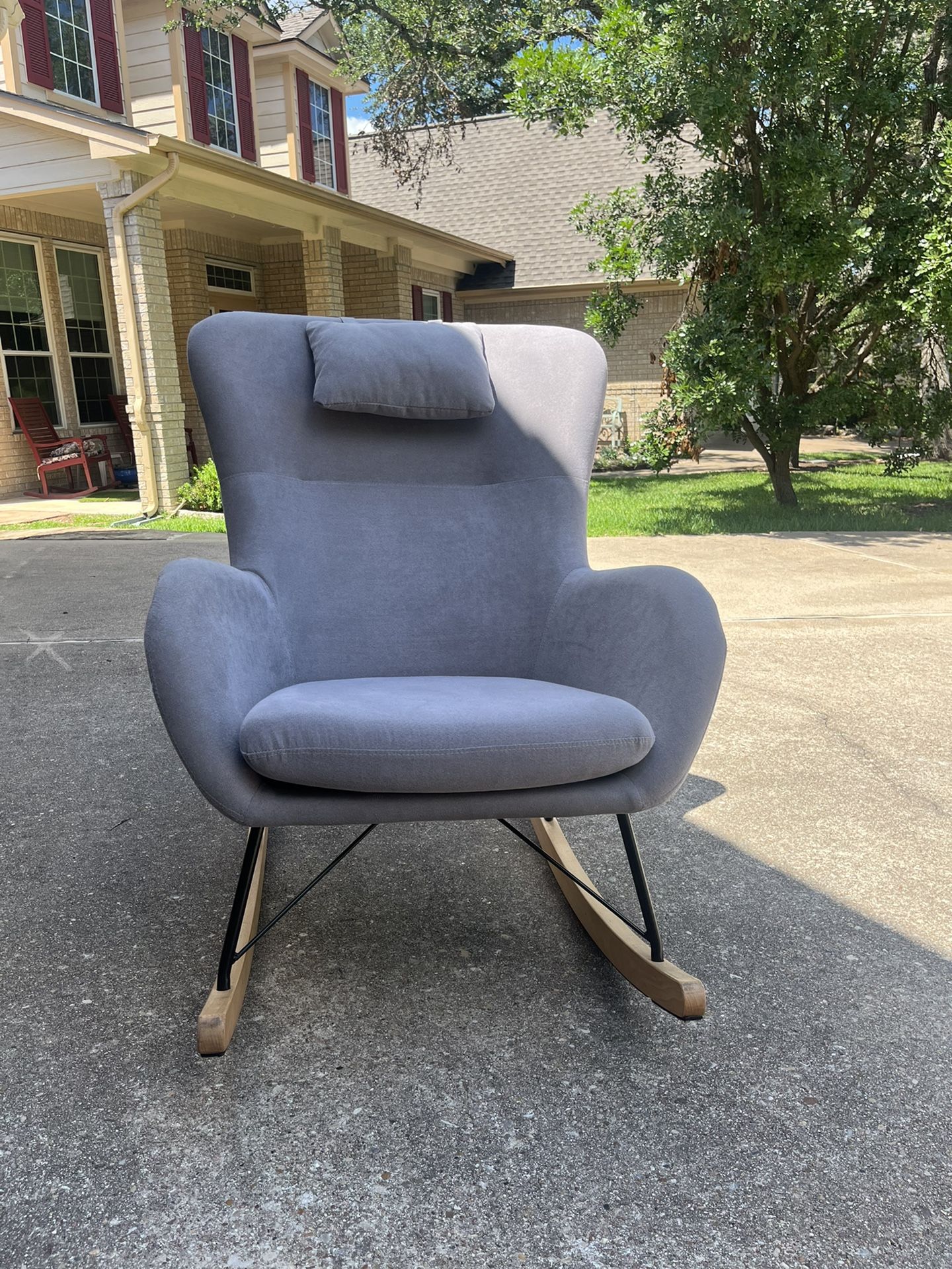 Light grey armchair