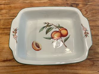 ROYAL WORCESTER. COTSWOLD FRUIT. 12” x 8” CERAMIC CASSEROLE DISH. NEW.