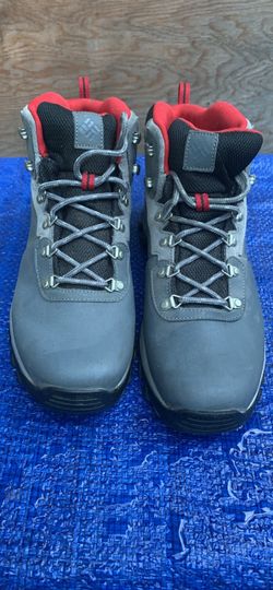 Columbia Hiking Boots Gray and Red