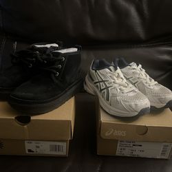 Uggs kid size 10 and asics kid size 11 both $35
