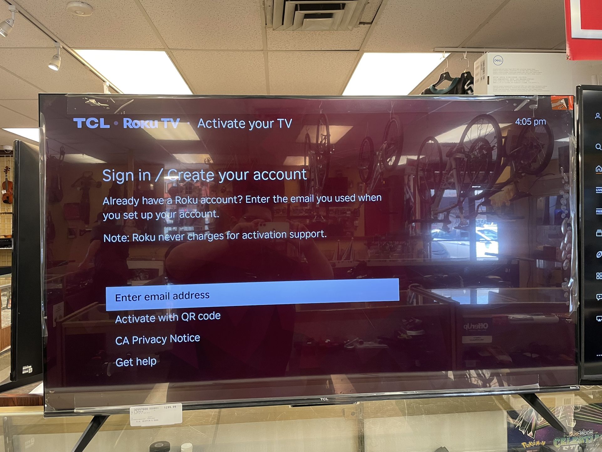 50” TCL Smart 4K Tv (Screen Protector Has Scratches)