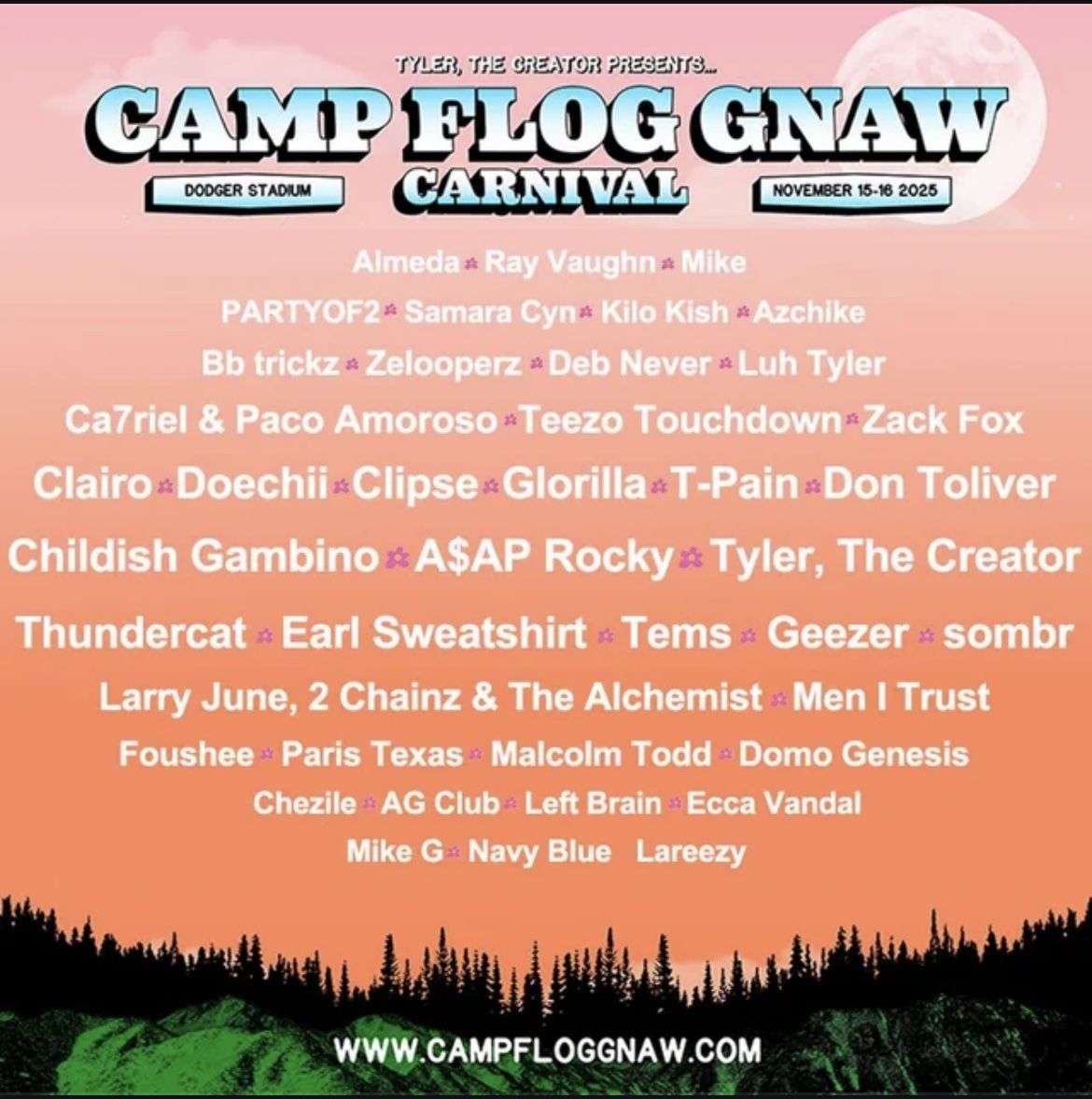 1 CAMP FLOG GNAW Ticket 2025
