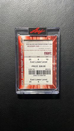 2023 Leaf Game Day Ticket TC-3 Dak Prescott Mississippi State Dallas Cowboys QB