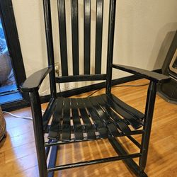 Black Rocking Chair — Large 