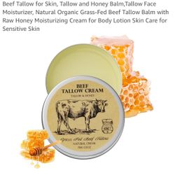 Tallow For Honey Balm