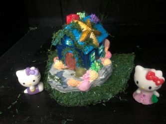 5 in fairy house brand new hand painted