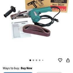 New Makita Belt Sander 