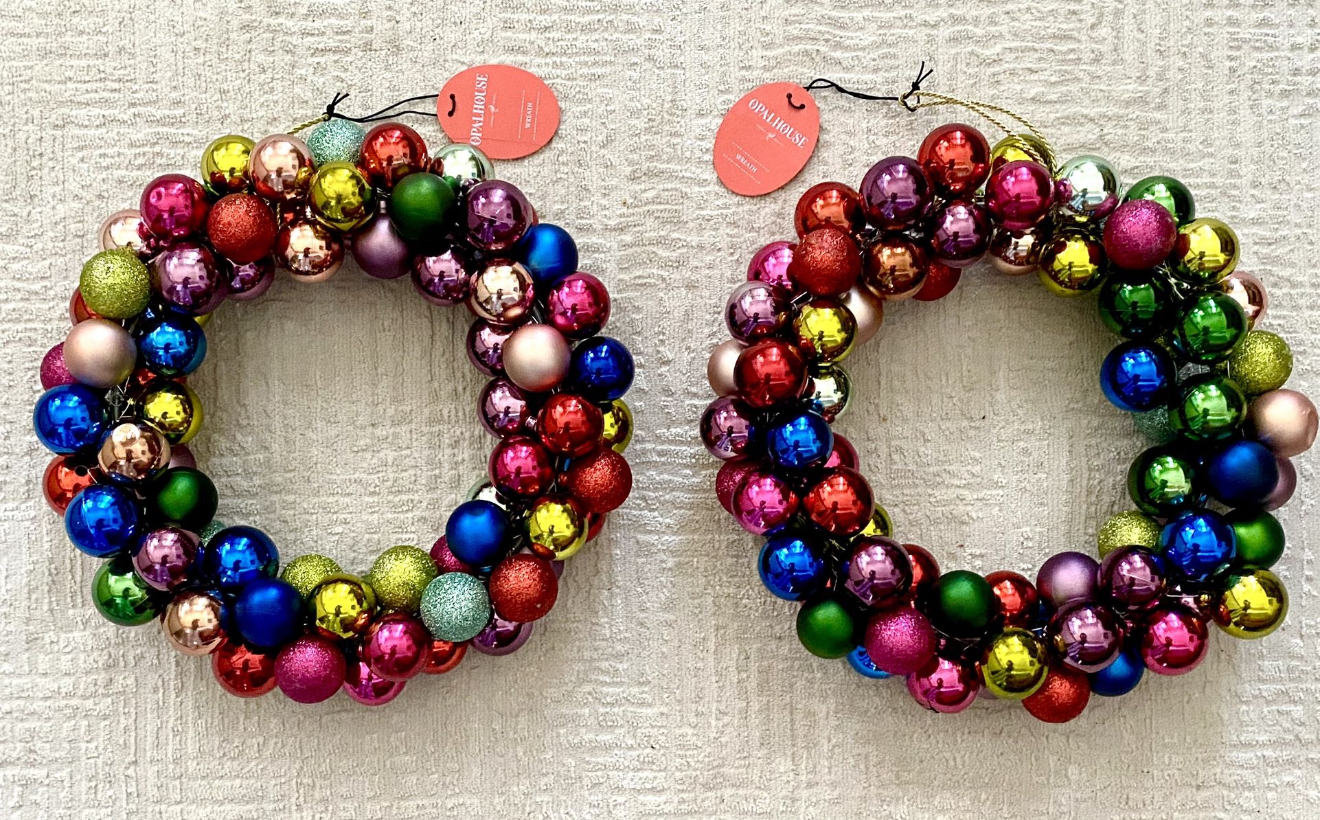 NEW Opal House Very Festive And Bright Christmas Wreaths