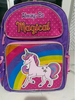 Unicorn backpack 16”