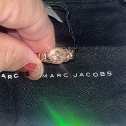NWT RoseGold Marc Jacobs Ring Size M/L