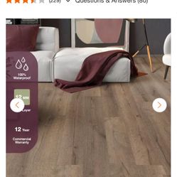 Home Decorators Collection Skaggs Island Oak 12mm T x 7.56 in. W Waterproof Laminate Wood Flooring (15.95 sq. ft./Case)