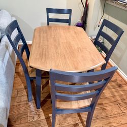 Drop Leaf Table With Chairs