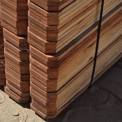 Dog Ear Redwood 1x6x6