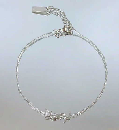 Original Elegance Brass Bracelet Women Silver