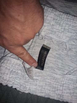 Gray Marled Drawstring Athletic Shorts