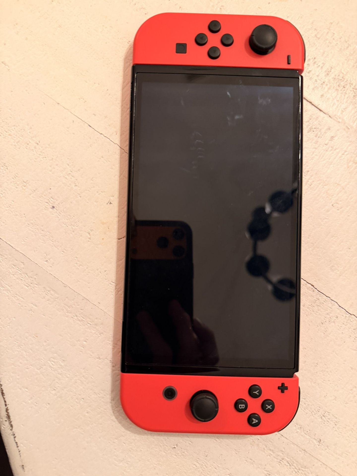 Nintendo Switch OLED (Mario Edition) And Case