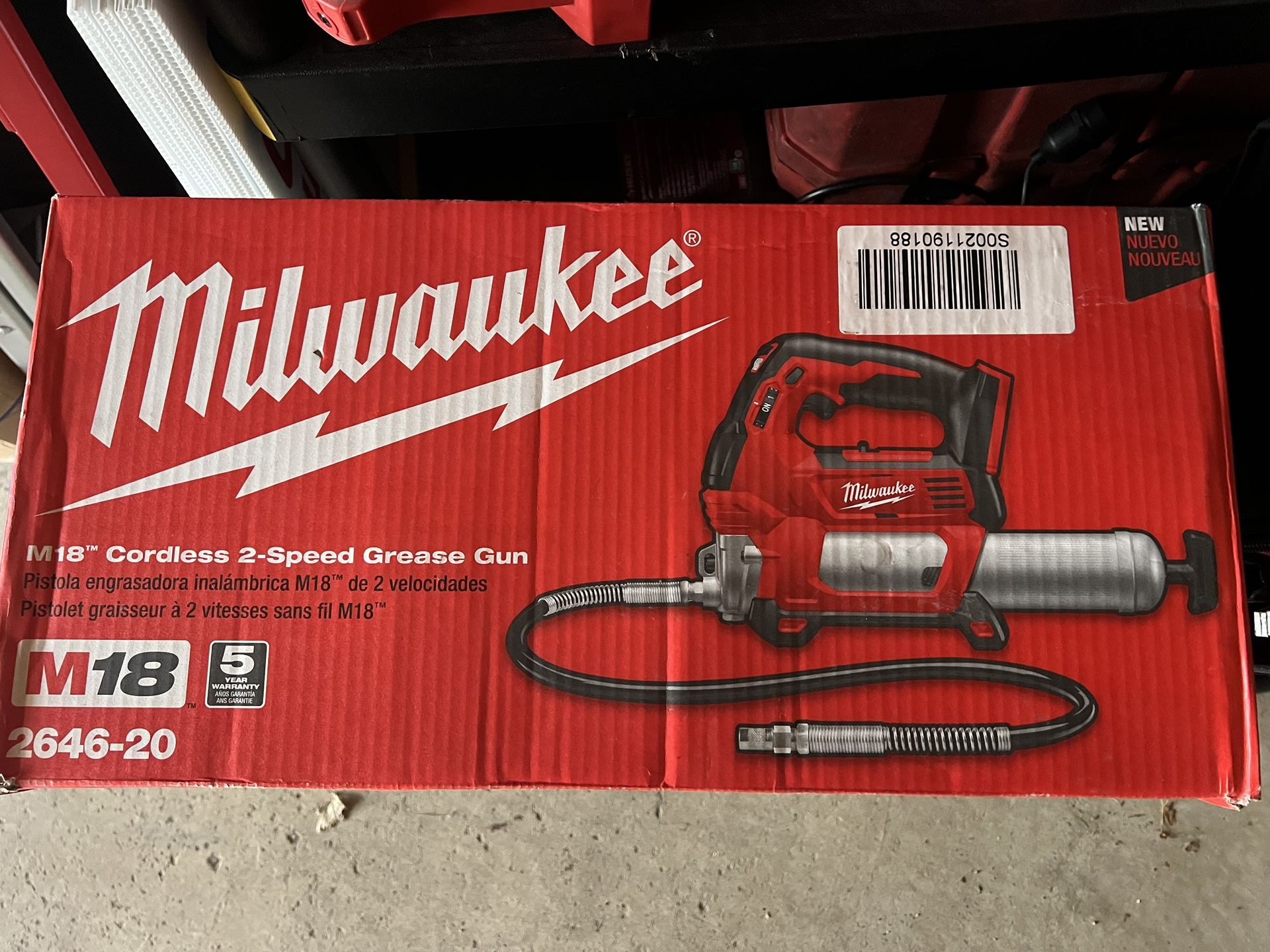 Milwaukee Grease Gun