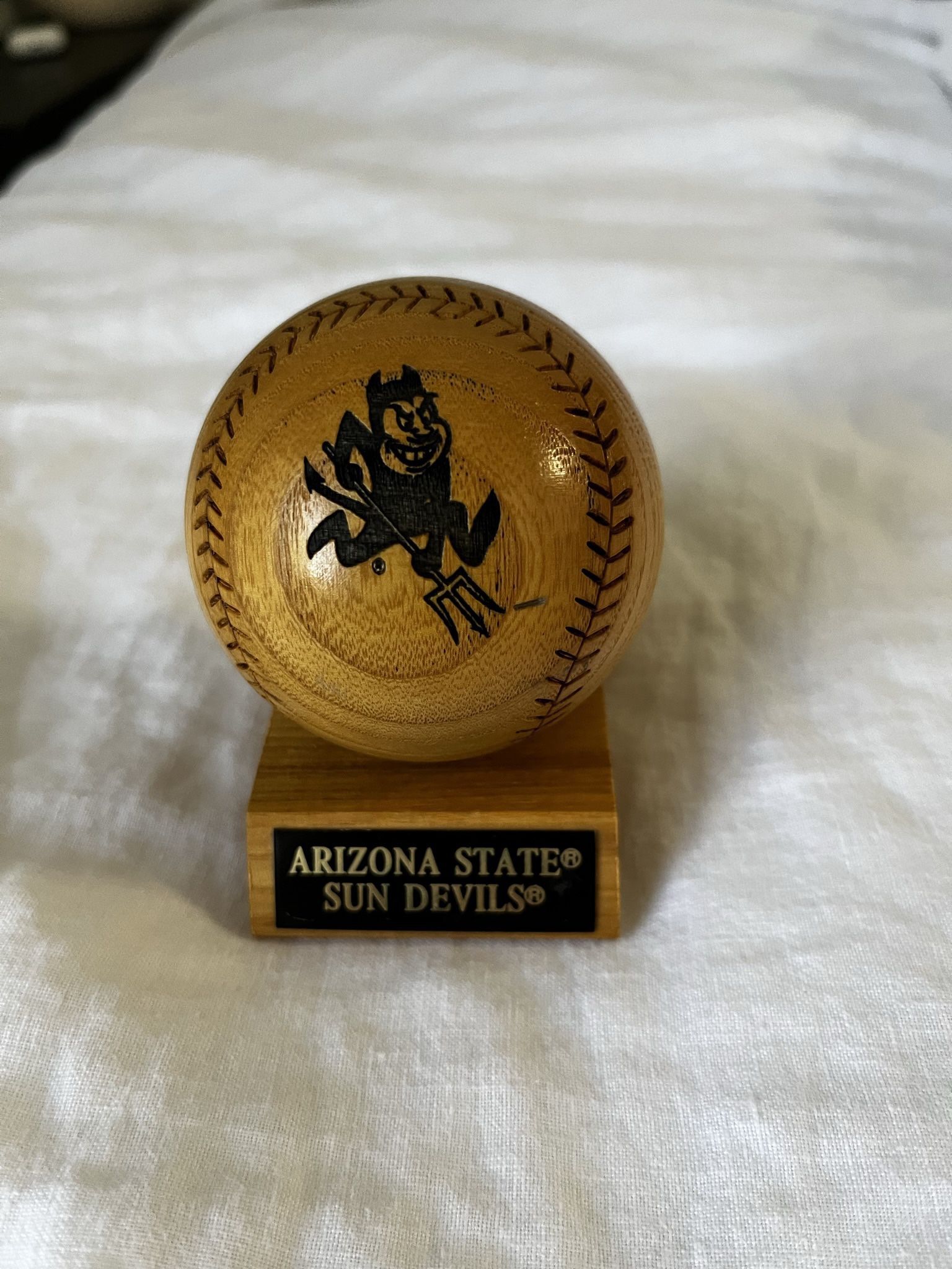 ASU sundevils Wood Decoration Baseball