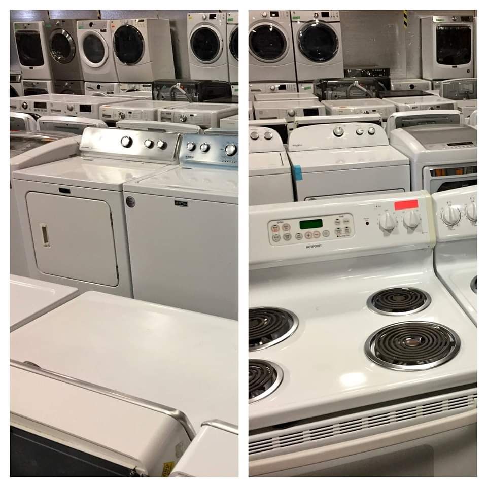 WASHER WASHING MACHINE DRYER ELECTRIC GAS TOP FRONT LOAD STACKED ATTACHMENTS WARRANTY DELIVERY