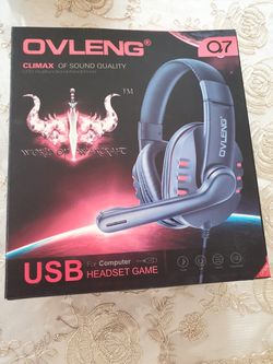 USB Wired Gaming Headphone for Computer