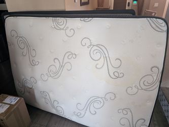 Full mattress with box spring