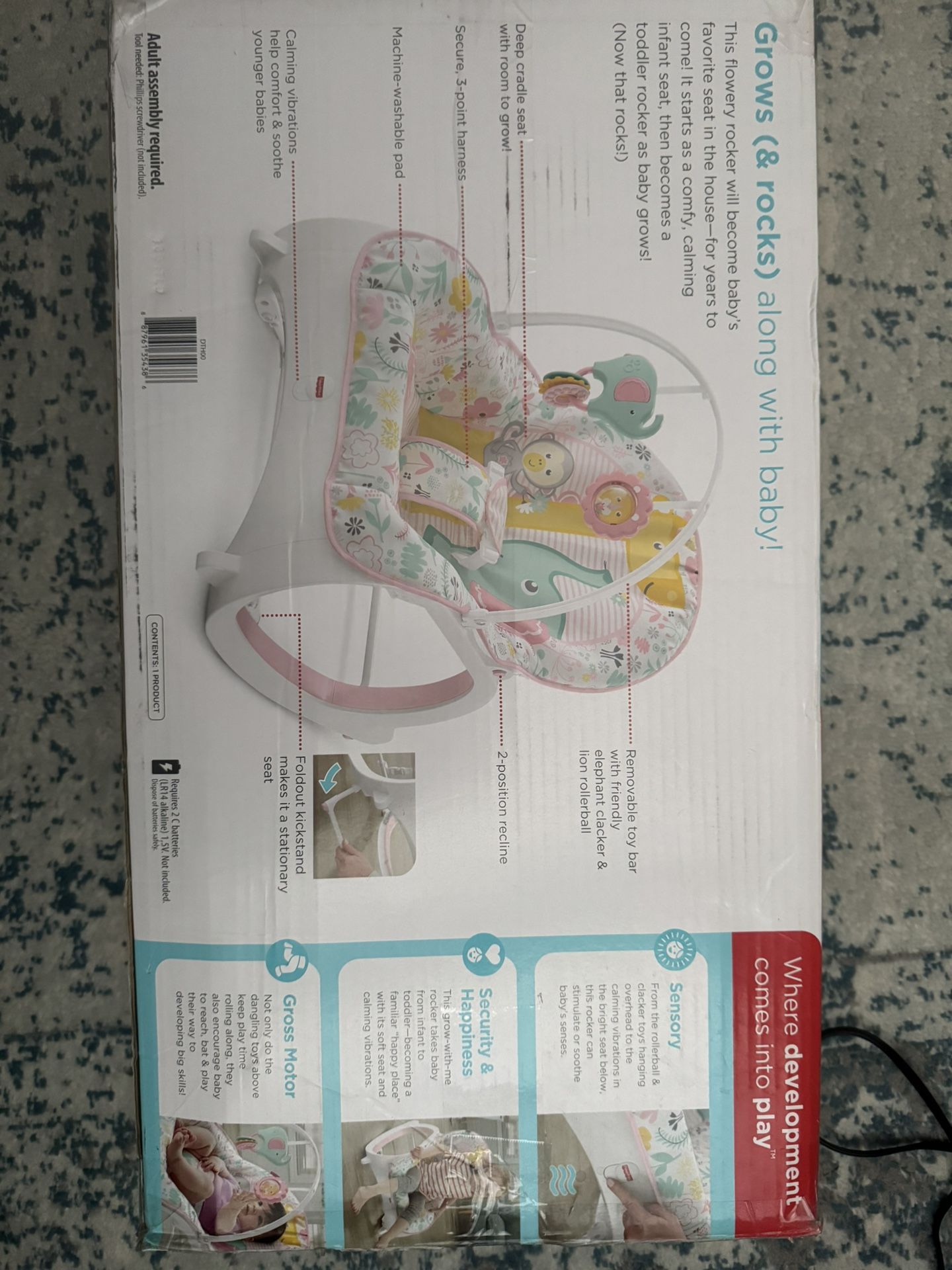 Fisher Price - Grows & Rocks Along With Baby