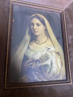 Woman with a Veil (La Donna Velata) by Raffaelo Sanzio Hand Painted Art